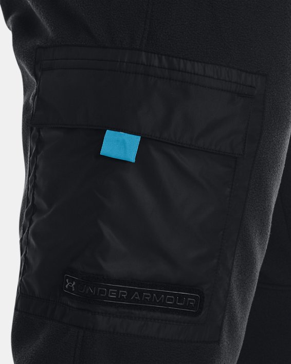 Men's ColdGear® Infrared Utility Cargo Pants, Black, pdpMainDesktop image number 4
